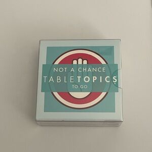 **FINAL PRICE** To Go - Not a Chance TableTopics Edition Card Game